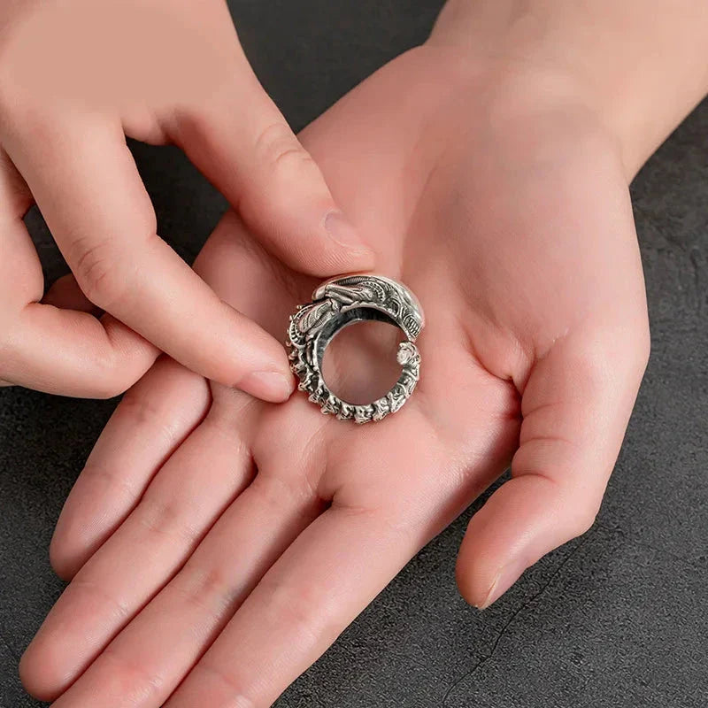 Skull Head Ring