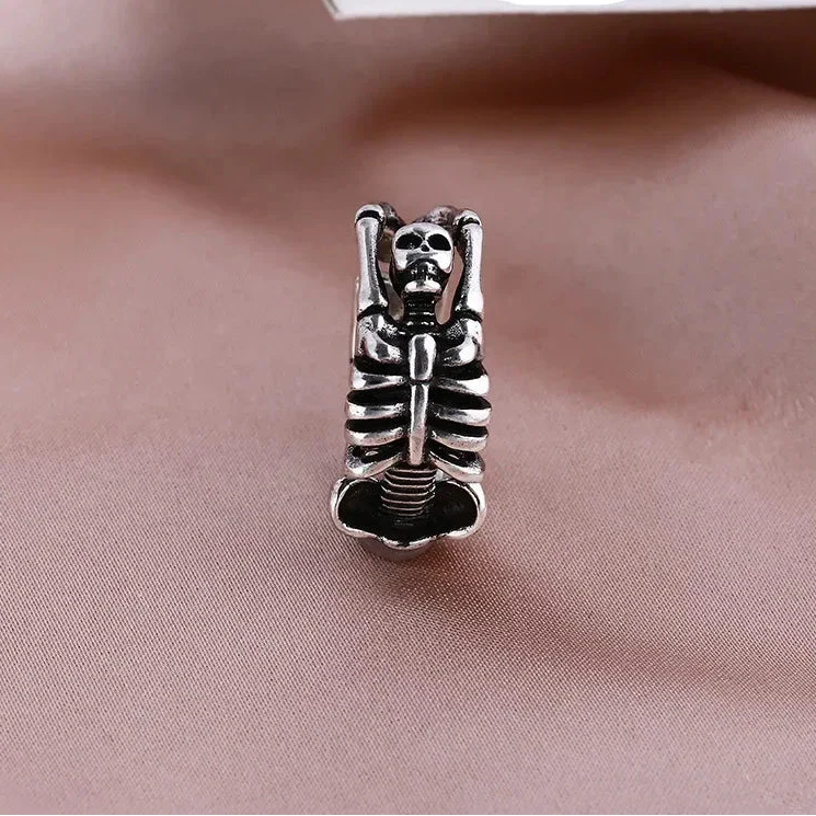 Skeleton Skull Ring