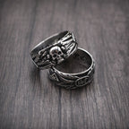Punk-Style Skull Ring