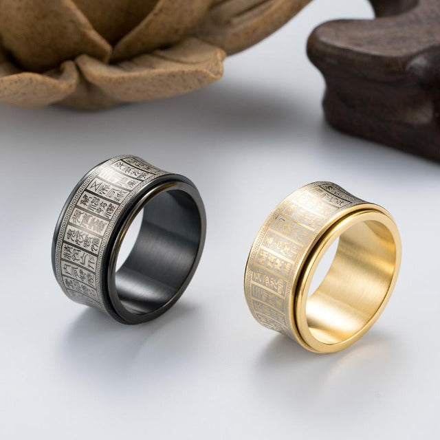 Tibetan Mantra Ring