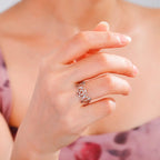Fine Triple Moon Ring Witchcraft Wiccan Women silver A