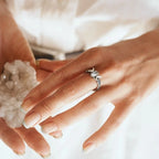 Triple Moon Witchcraft Women’s Wiccan Stone Ring