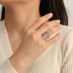 Vegvisir Viking Rune Compass Ring