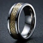 Viking Jarl ring in silver and gold