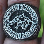 Viking Fenrir Wolf Ring