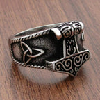 Viking Mjolnir Ring