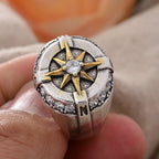 Vintage Compass Ring