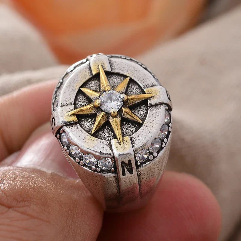 Vintage Compass Ring