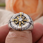 Vintage Compass Ring