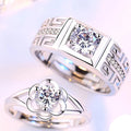 Couple Rings Flower Ring Women