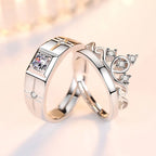 Couple Rings Queen Ring and Zircon