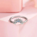 Couples' Rings Zircon Sun Ring moon