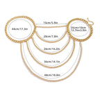 Women’s Shoulder Jewelry Chain - Collarbone & Shoulder Gold