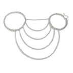 Women’s Shoulder Jewelry Chain - Collarbone & Shoulder Silver