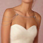 Women’s Shoulder Jewelry - Silver Collarbone & Shoulder Chain