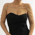 Women's Shoulder Jewelry - Collarbone & Shoulder Chain Gold