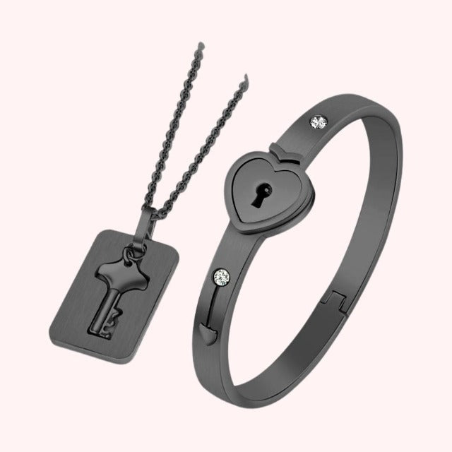 Black Duo Couple Jewelry