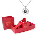 Surprise Box Rose and Its Silver Jewelry