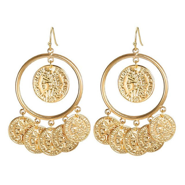 Arabian Earrings gold