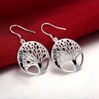 Tree of Life Silver Earring