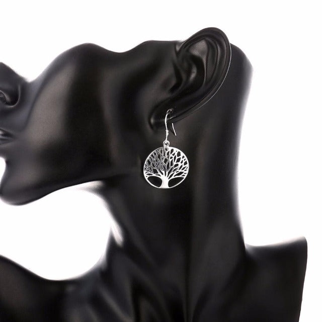 Tree of Life Silver Earring