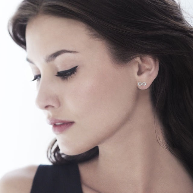 Infinite Silver Earring