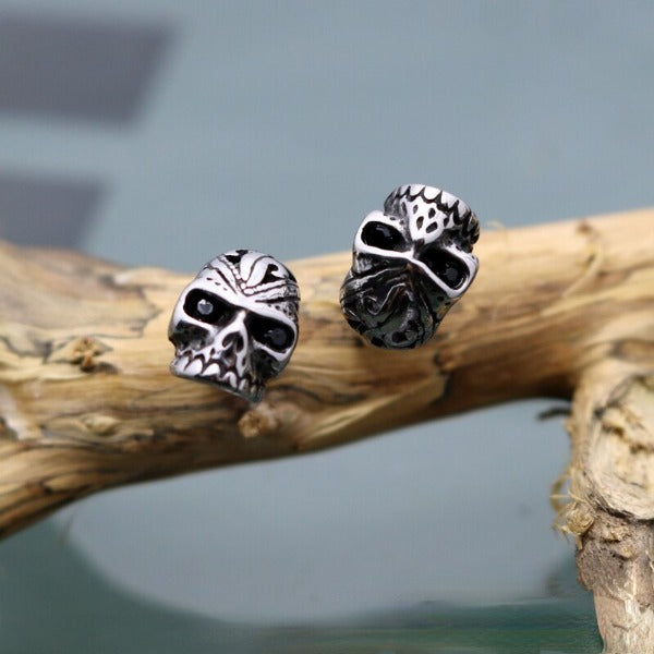 Silver Skull Earring
