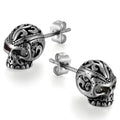 Silver Skull Earring