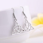 Celtic Earrings Silver Color