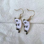 Cute Cat Earrings Siamese