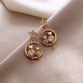 Cute Cat Earrings in Gold
