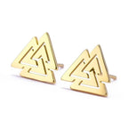 Gold Viking Men's Earrings
