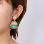 Women’s 7 Chakras Dangle Earrings