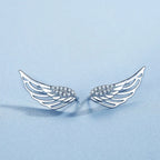 Women's angel wing earrings