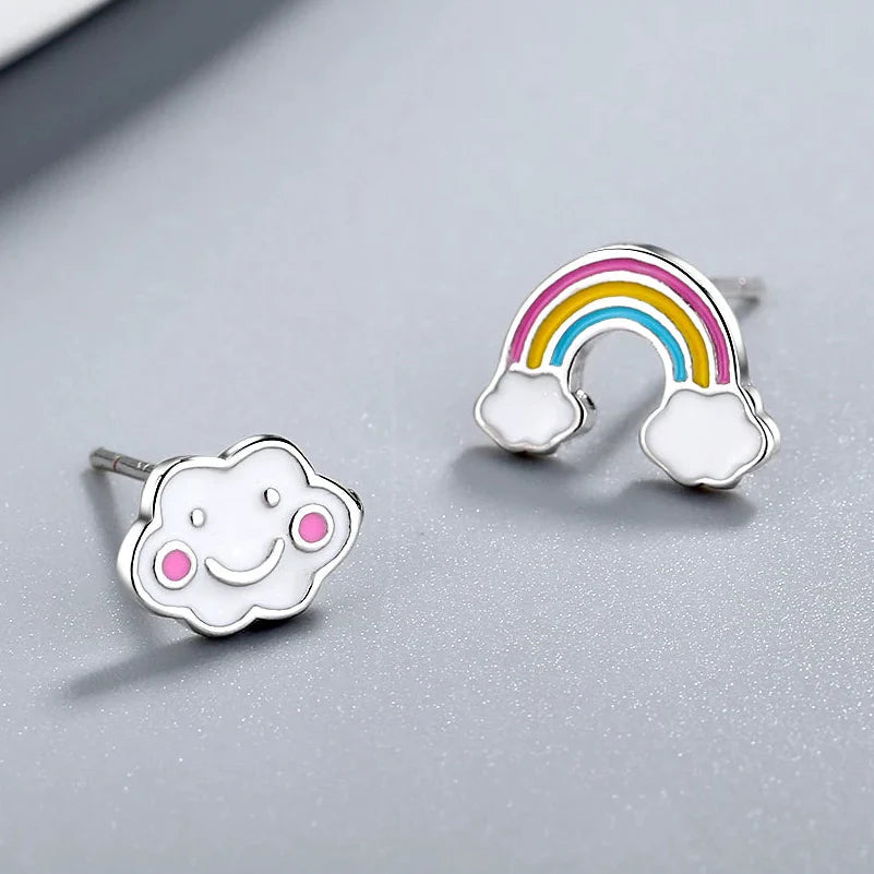 Rainbow earrings