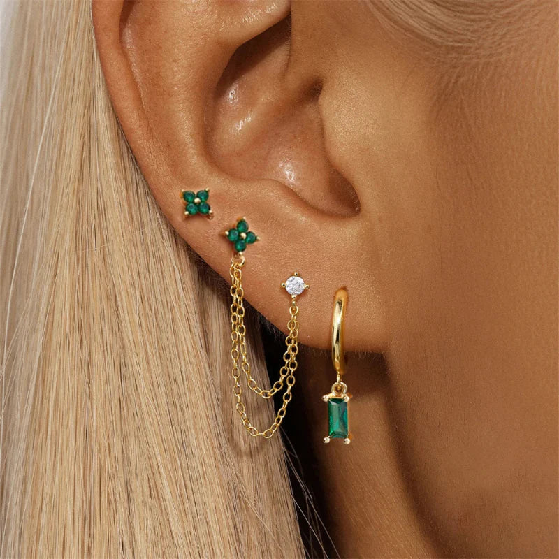 Birthstone Zircon Earrings