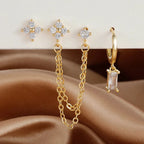 Birthstone Zircon Earrings