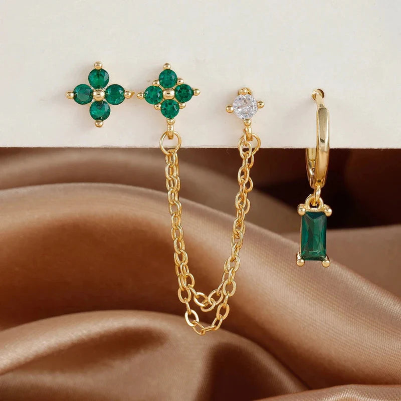 Birthstone Zircon Earrings