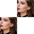 Yin Yang Wood Stud Earrings for Women