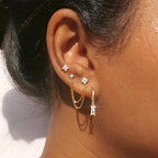 Star Crystal Stud Earrings