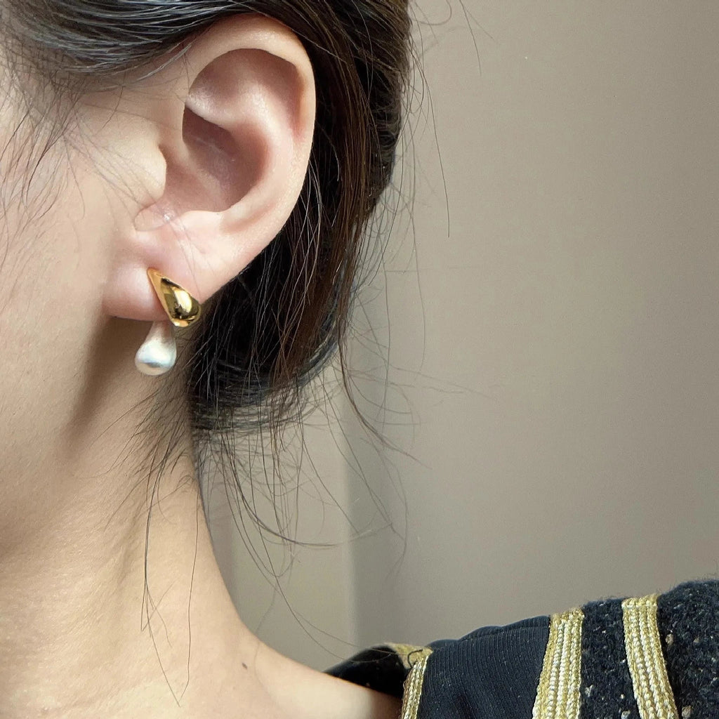 Water Drop Stud Earrings