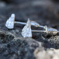 Mountain Stud Earrings in Silver


Material: steel


Colors: silver


Size: 1 cm diameter (see image)


Guaranteed allergen-free, suitable for men, women, boys, or girls


Highly crafted product