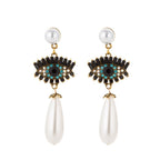 Blue Greek Turkish Evil Eye Earrings Mataki Matiasma style 2