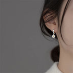 Marguerite Flower Hoop Earrings a