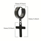 Cross Earrings for Men and Women