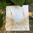 Sunburst Dangle Earrings