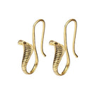 Egypt Cobra Earrings Gold