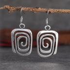 Ethnic Geometric Drop Earrings