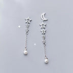 Star Earrings Silver
