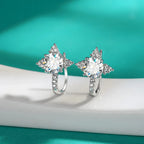 Shooting Star Embrace Earrings with Moissanite